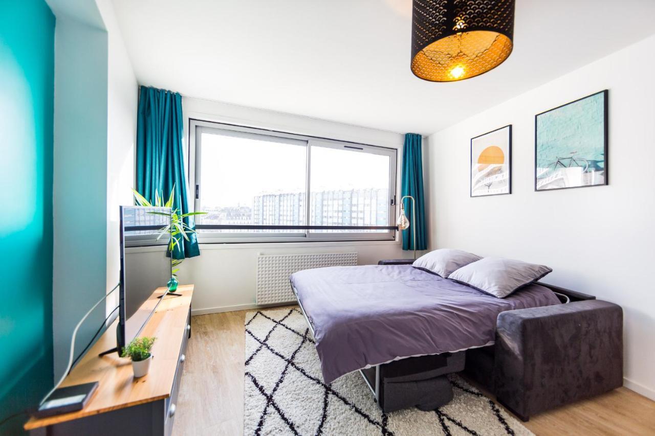 Splendide Appartement Rennes Centre + Parking Exterior foto