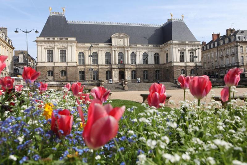 Splendide Appartement Rennes Centre + Parking Exterior foto