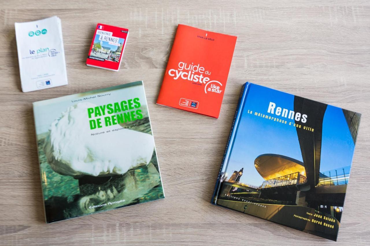 Splendide Appartement Rennes Centre + Parking Exterior foto